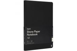 Karst® A5 Steinpapier Notizbuch mit festem Einband - kariert