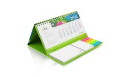 Kalender mit Hardcover Aufsteller Wire-O