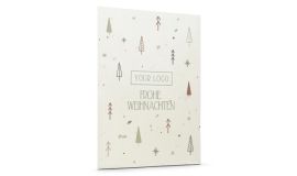 Samenpapier Weihnachtskarte 'Frohe Weihnachten'