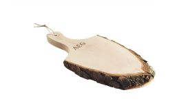 Schneidebrett mit Griff und Rinde