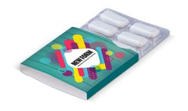 Packung Kaugummi 6 Stück