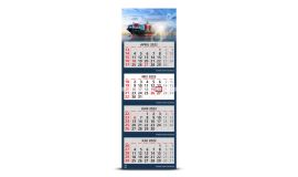 Wandkalender 4 Monate (Englisch)
