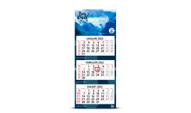 Wandkalender 3 Monate (Englisch)