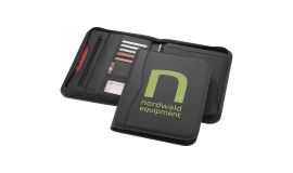 Ebony A4 Reißverschlussmappe