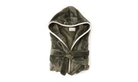 Louis Luxus Plüsch GRS rPET Bademantel Größe S/M