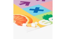 Statisch klebende Folie Weiß