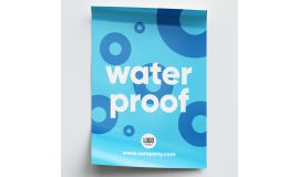 Wasserfestes Poster